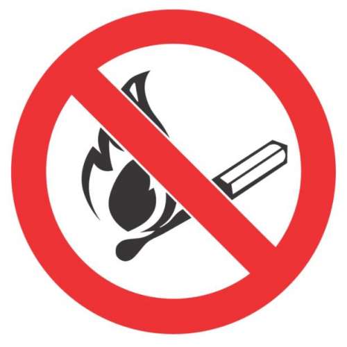 No Fires or Open Flames – PV2 – ABS – 190
