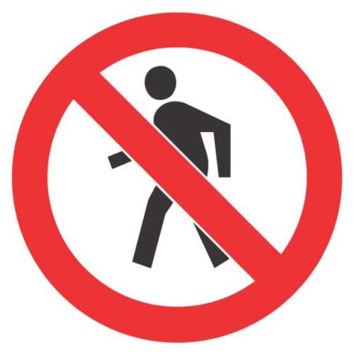No Pedestrians Allowed – PV3 – ABS – 190