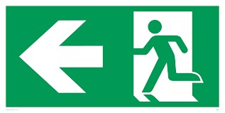 Running Man Left and Green Arrow Direction in Frame (combined)
